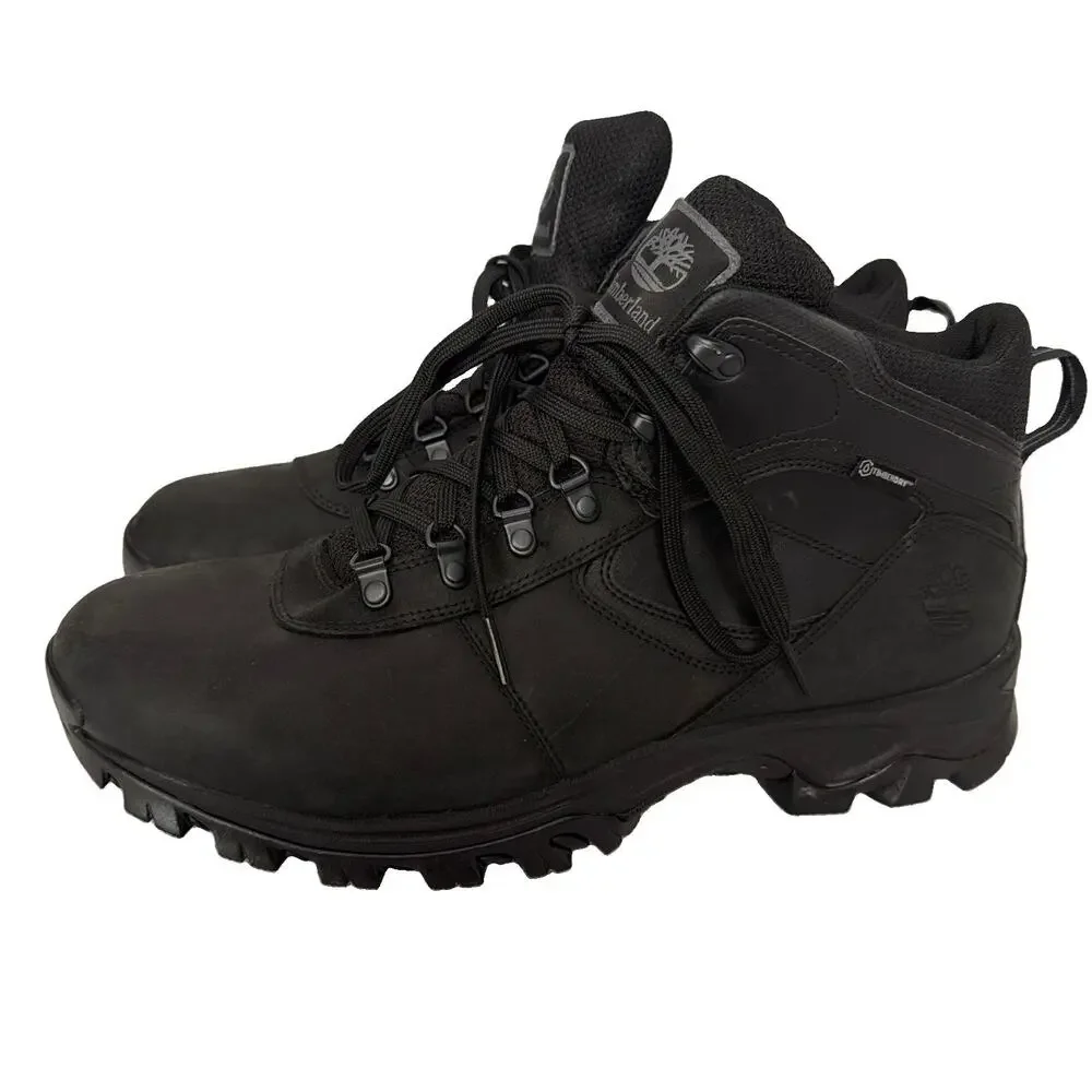 Men's Timberland Mt Maddsen Waterproof Hiking Boot Black 2731R Size 14